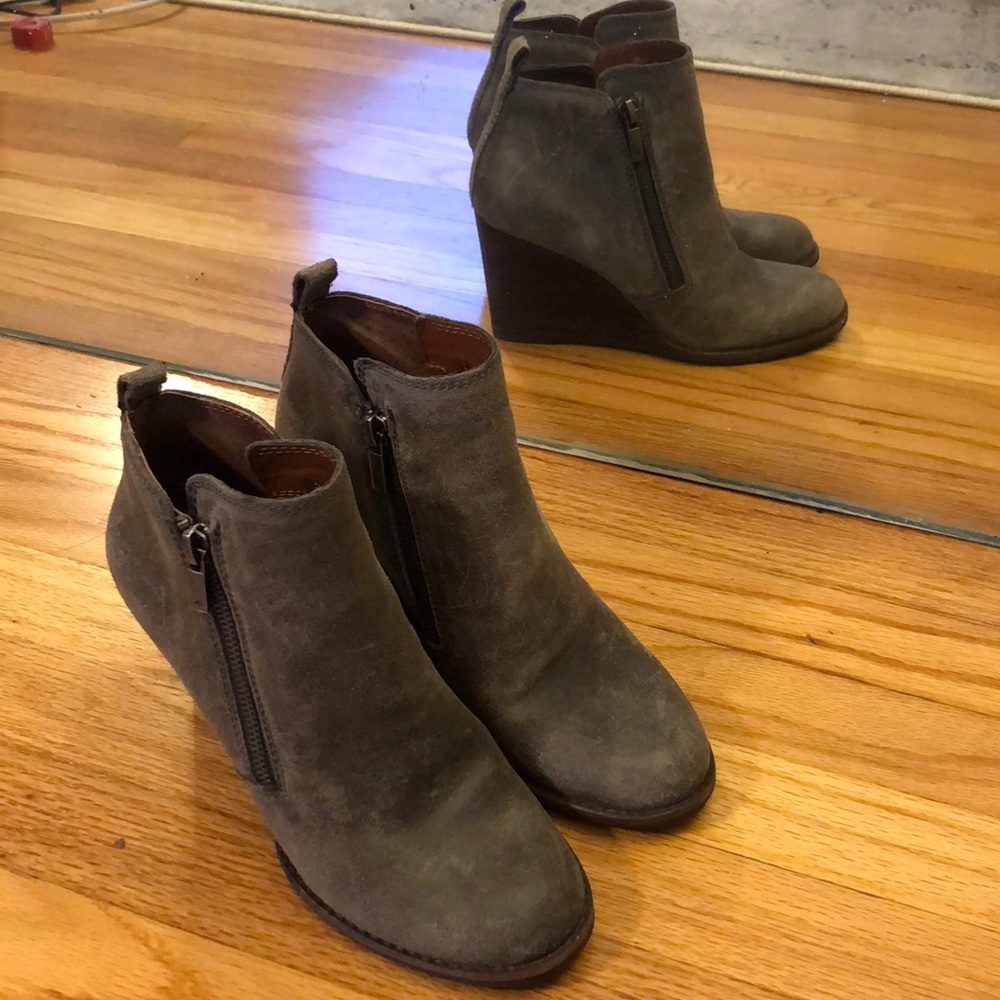 Lucky Brand Leather Booties